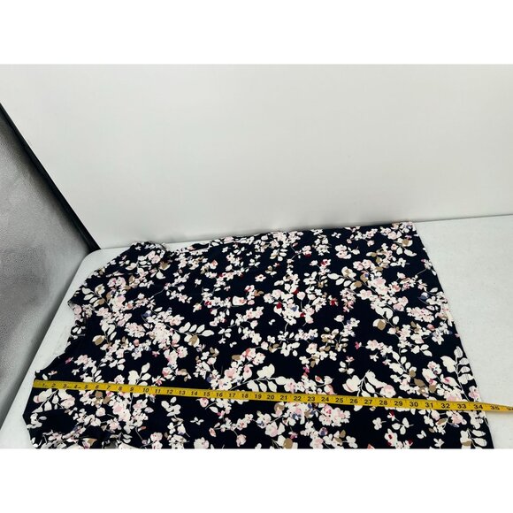 J.Jill Wearever Collection Stretch Floral Dress Women's MP Medium Petite - Picture 6 of 9